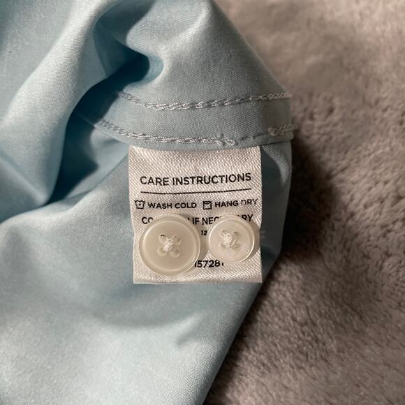 Mizzen Main Leeward Shirt XL Blue Button Down Stretch Performance Office Casual - Picture 5 of 9